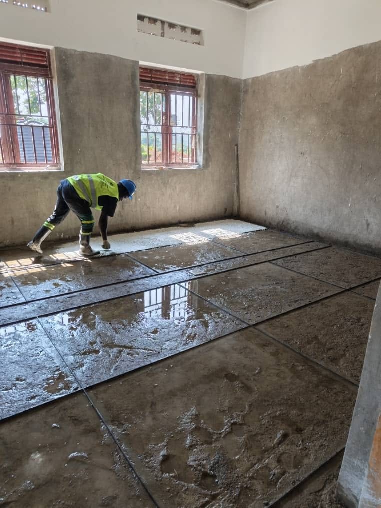 Interior floor preparation