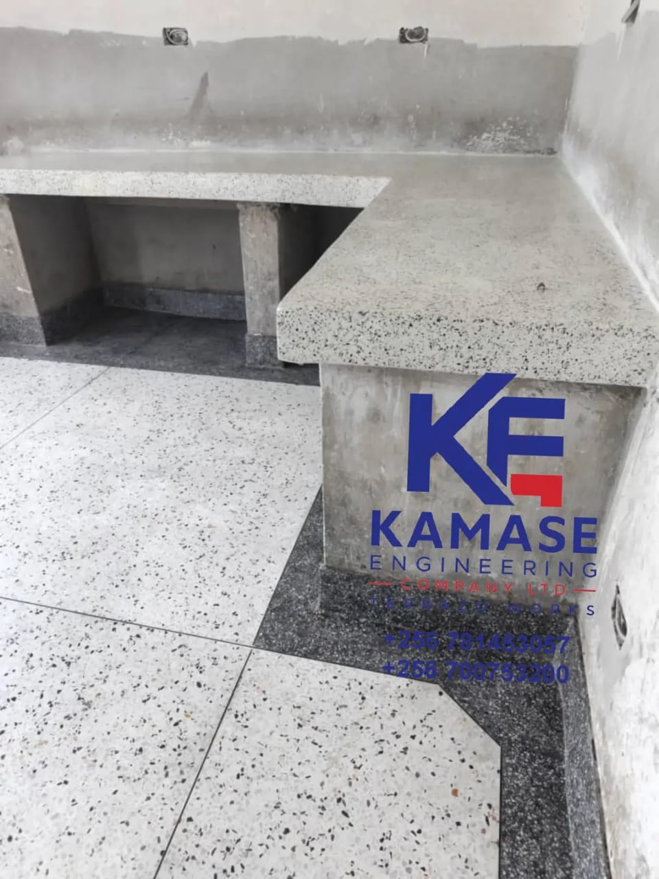 Decorative steps finishing