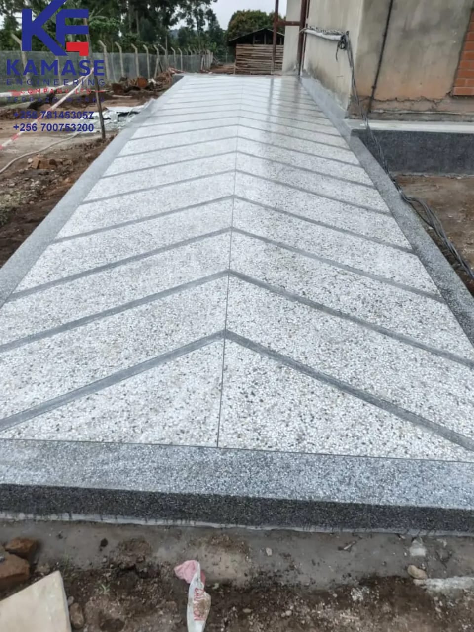 External Concrete Walkway